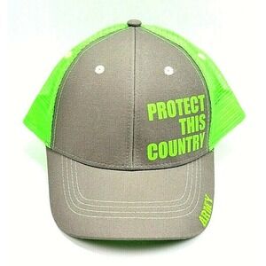 AP Army Performance Protect This Country Snapback Green / Gray‎ Hat Cap